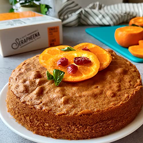 Image of Serapheena Vanilla Pound Cake Mix, 185g | Jowar and Sweet Potato Flour, Gluten Free, No Maida, Quick and Easy to make
