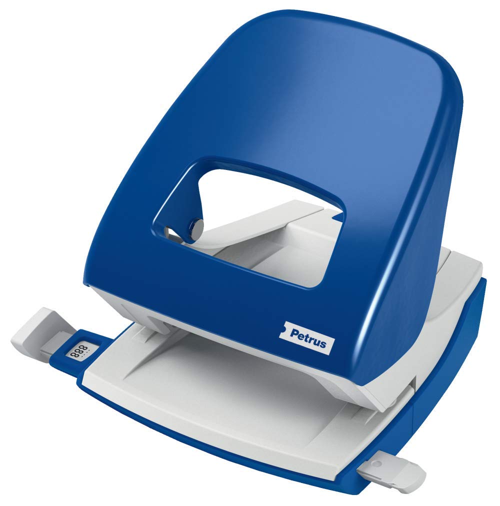 Leitz Petrus 623354 - Taladro de oficina 2 agujeros modelo 62 color azul