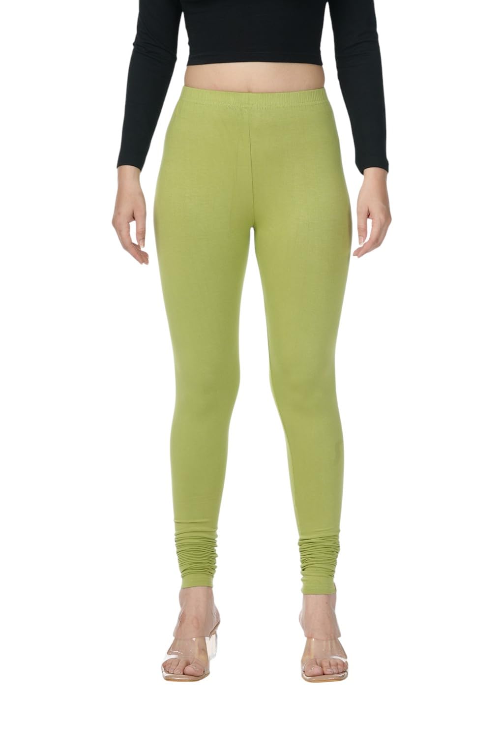 fly birds Womens Solid Viscose Blend Churidar Leggings-picture-48