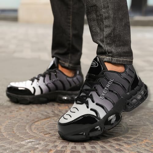 Steel Toe Shoes for Men Women Indestructible Composite Toe Safety Sneakers Wide Non Slip Comfortable Lightweight Air Cushion Work Shoes Zapatos de Trabajo para Mujer Hombres2