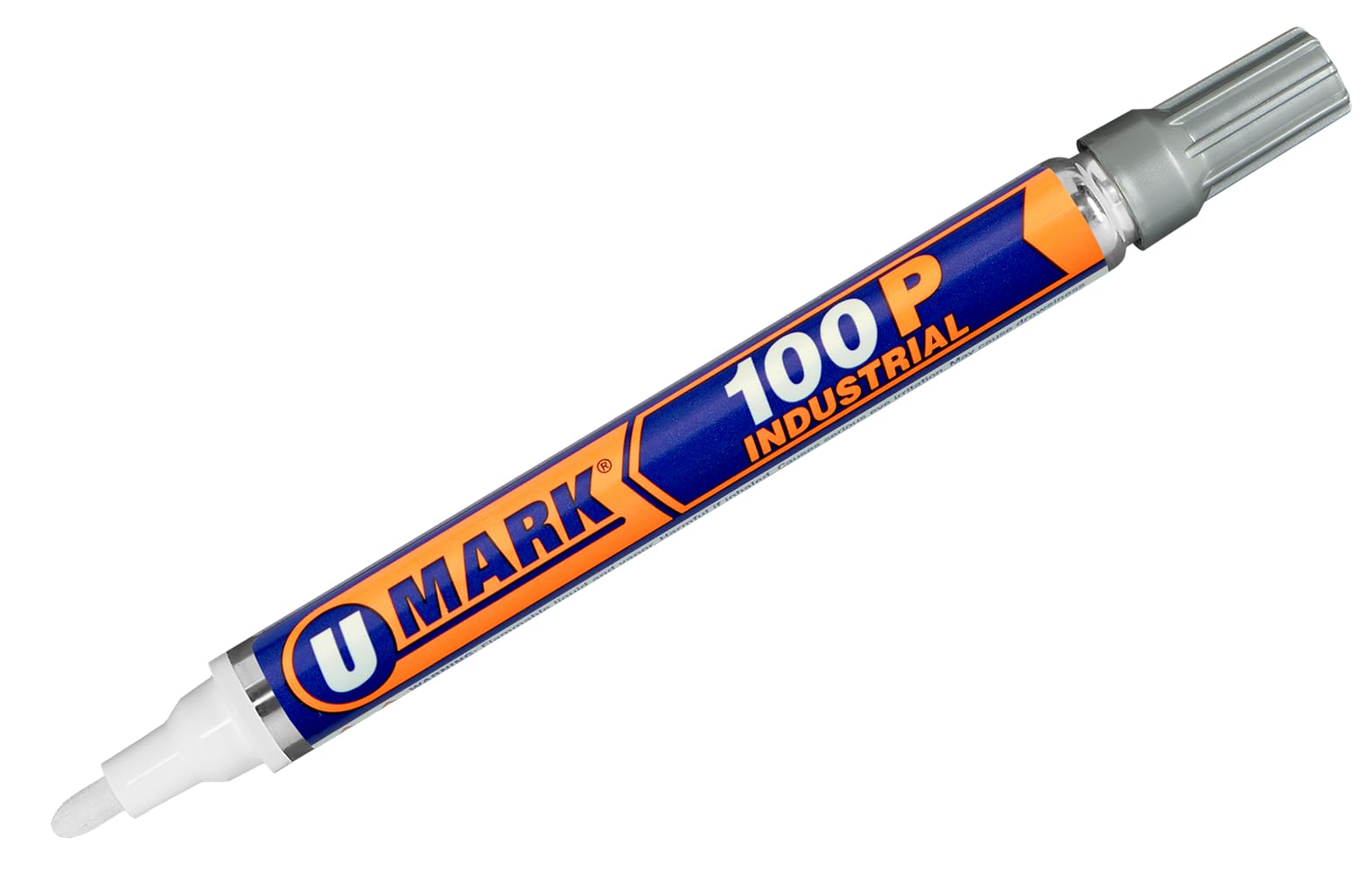 U-Mark 100P Industrial Paint Marker 12 Pack Silver 10210