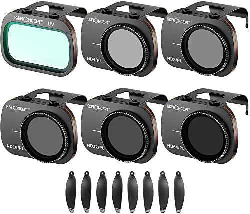 K&F Concept 4-piece ND Filter Compatible with DJI Mavic 3, ND64 ND128 ND256 ND512 Neutral Density Filters for Mavic 3 Cine