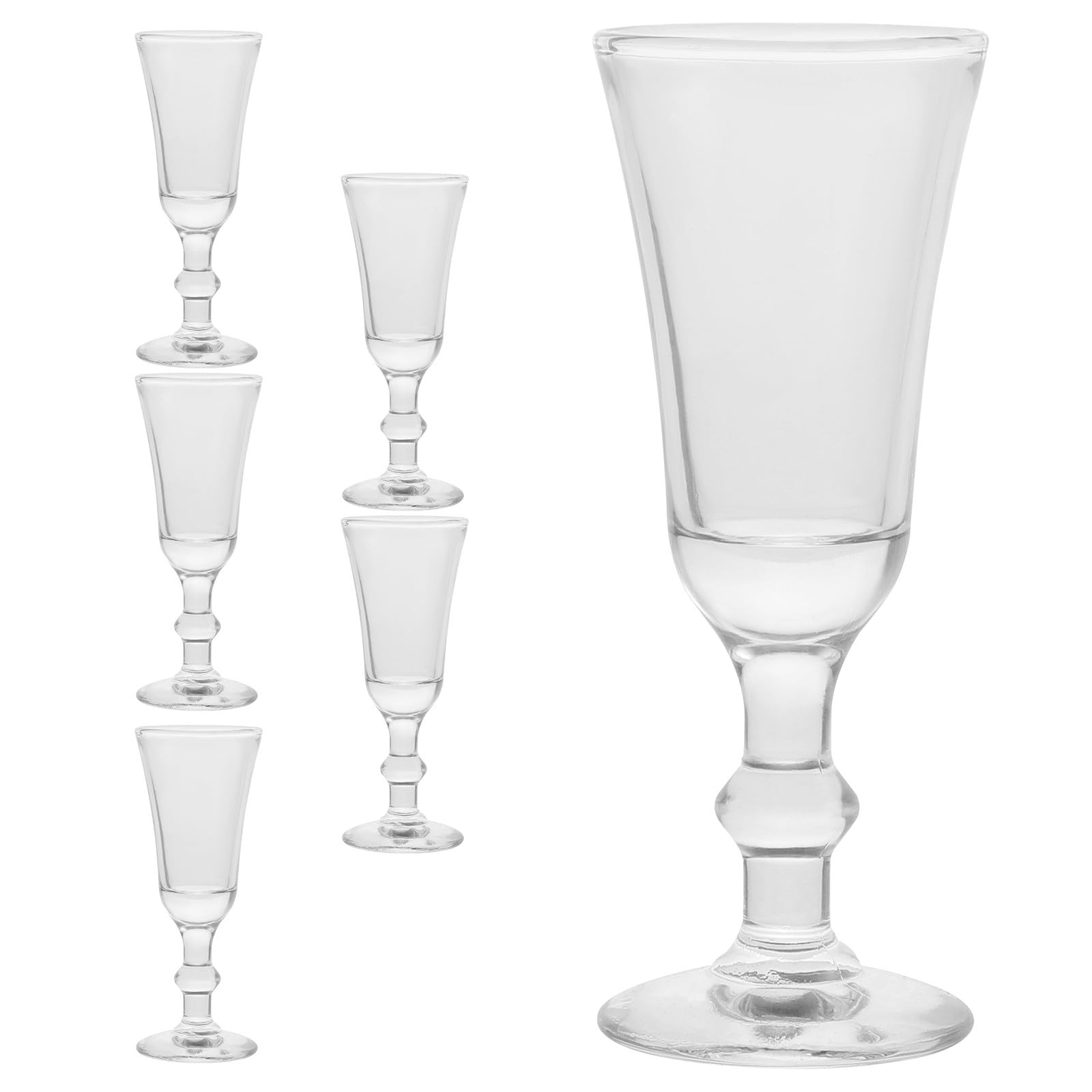 Copas de champán de vidrio transparente Hohopeti con diseño estilizado para alta coctelería y bar