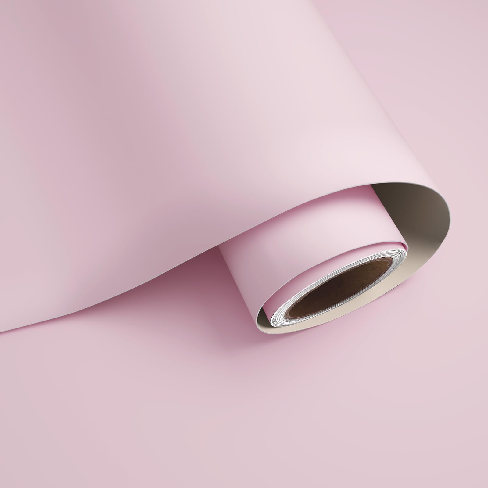 VaryPaper 15.7 x 315 in Light Pink Contact Paper Peel and - wallpaper and wallpapering supplies | Mubboo