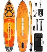 BIGFLY Inflatable Paddle Board SUP Board for Surfing, Yoga, Camera Mount, Ultra-Strong Drop Stitc...