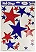 Star Clings (asstd red, white, blue) Party Accessory  (1 count) (36/Sh)