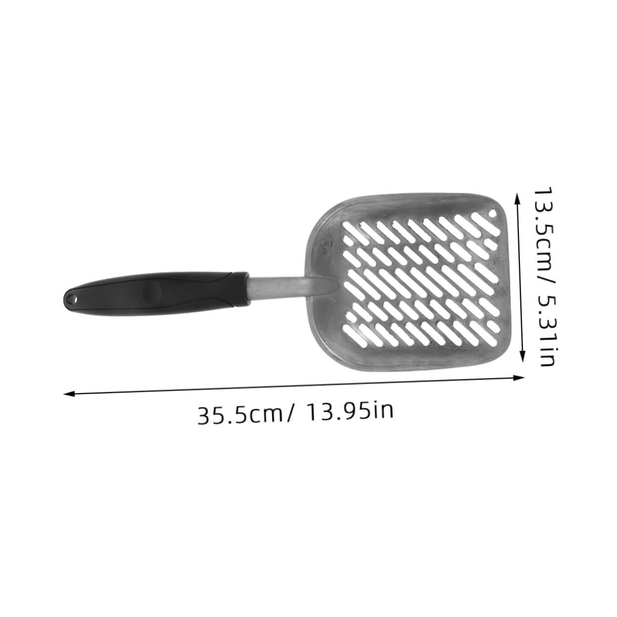 Yardwe 2 Palette Lettiera in con Fori Larghi Impugnatura Ergonomica Antistanchezza per Pulizia Lettiera per