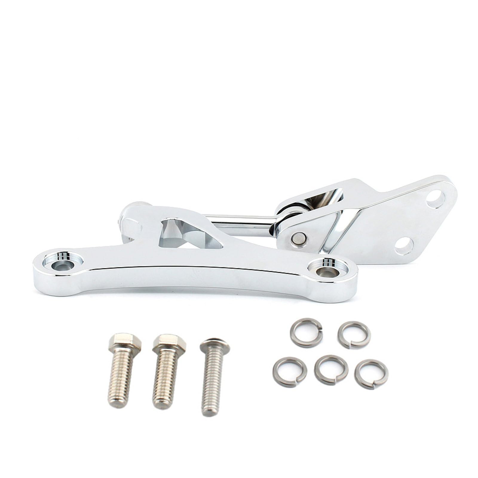 Kit Sospensione Collegamento Staffa Motore Per Harley Sportster XL883L 1200 Argento