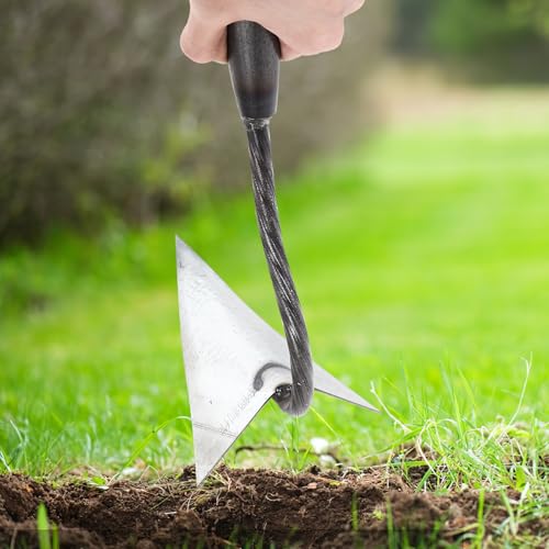Azada de triángulo para jardinería y limpieza de tierras miniatura 7