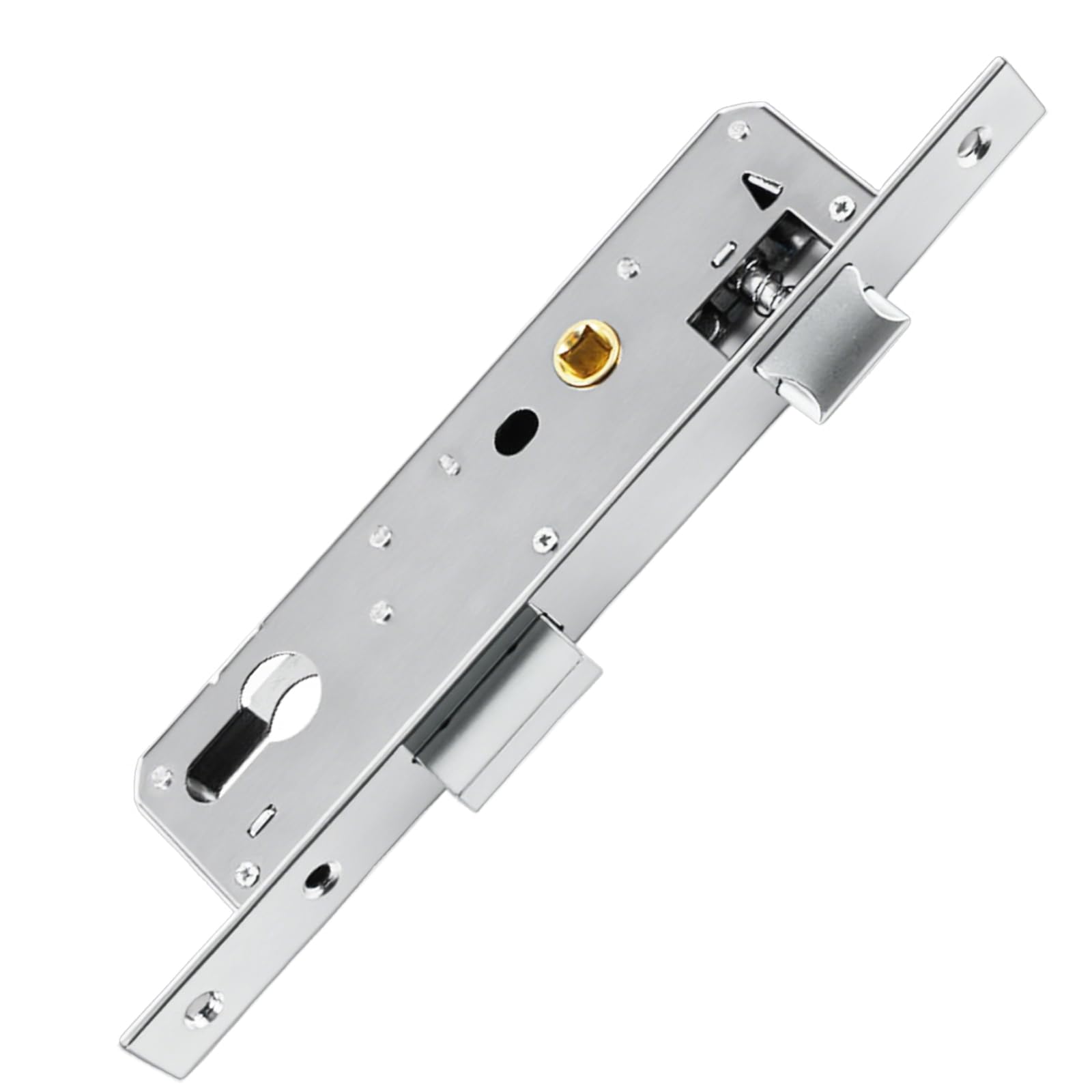 Buisframeslot, roestvrij staal insteekslot afstand 85MM doornmaat 35MM, buisframe-slot deurslot tuindeur slot slotinzet voor links/rechts Buisframeslot, roestvrij staal insteekslot afstand 85MM doornmaat 35MM, buisframe-slot deurslot tuindeur slot slotinzet voor links/rechts