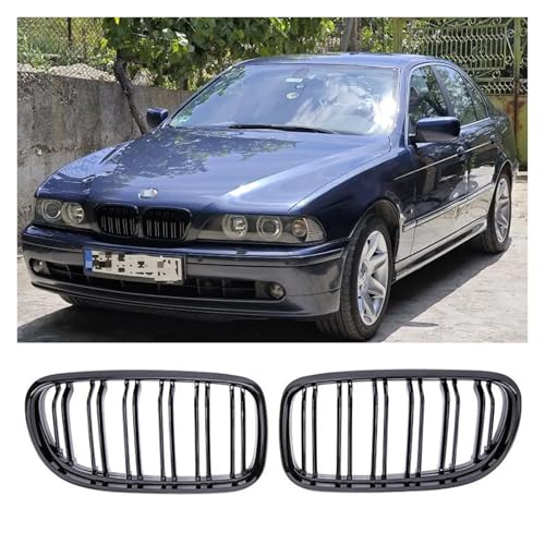 Calandre de course BMW E39 double pont en noir brillant 1999-2003
