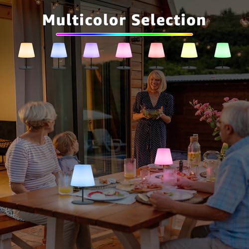 Image of uuffoo 2 Pcs Mini Touch Shower Lamps Waterproof with 2-Step Warm White