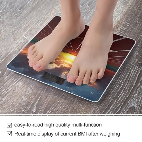 Báscula digital de baño de vidrio templado y alta precisión 400 lb miniatura 5