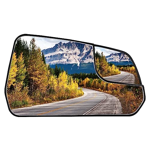 Passenger Right Side Heated Mirror Glass Fits for Ford Mustang 2015 2016 2017 2018 2019 2020 without Auto Dimming Replacement for FR3Z17K707Q RH