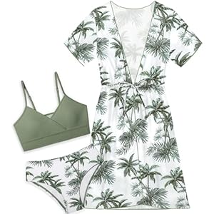 Kangkang Mädchen-Bikini-Set 3-teilig Modell 1