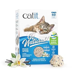 Litière agglomérante Catit Go Naturelle pour de Nombreux Chats