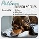 PetLove Fleisch Softies für Hunde • Hundeleckerli ohne Getreide • 63% Fleischgehalt • Hunde Leckerlis für Training • Strauß (200g)