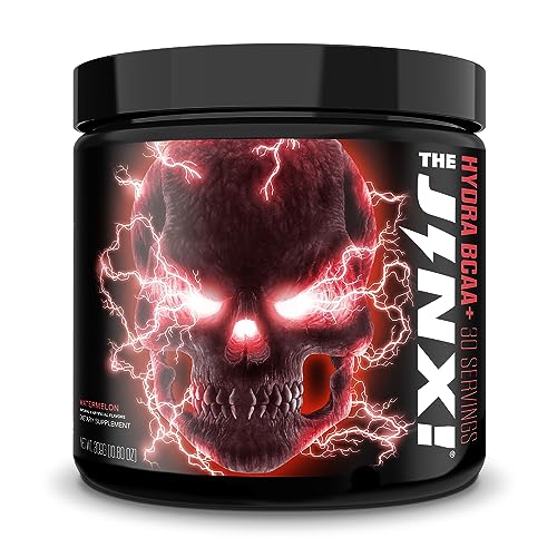 JNX SPORTS The Jinx! Hydra BCAA+ Post Workout Recovery Drink – Hydration with Electrolytes for Men & Women – 30 Serving, Watermelon