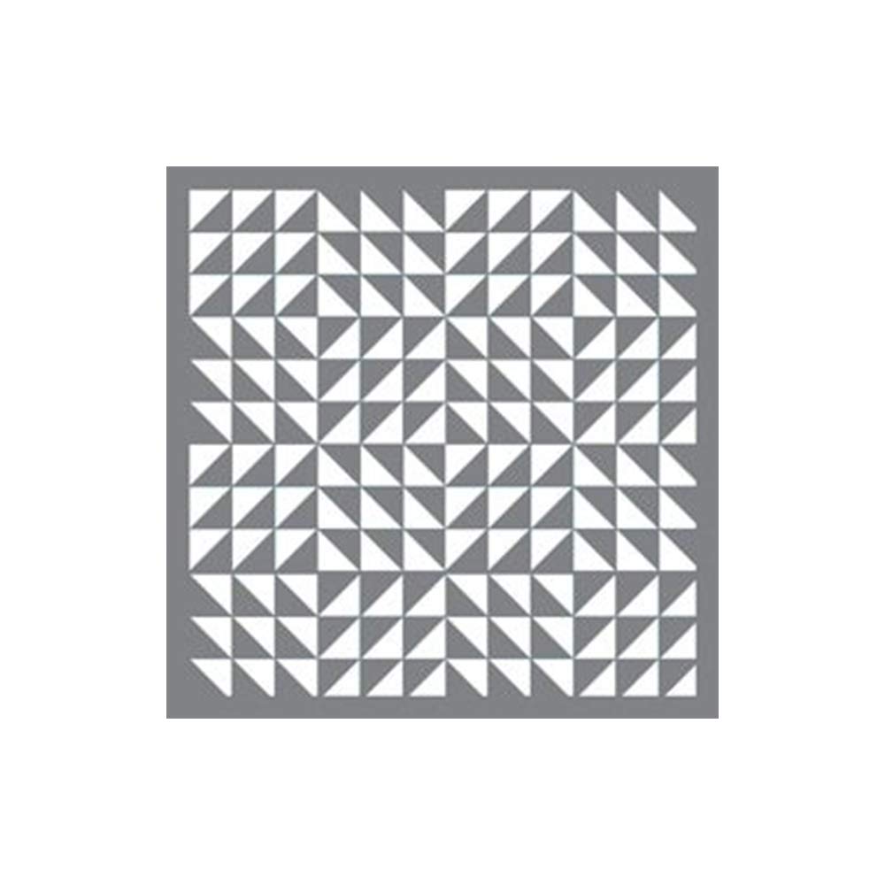 DecoArt Triangle Patchwork Mixed Media stencil