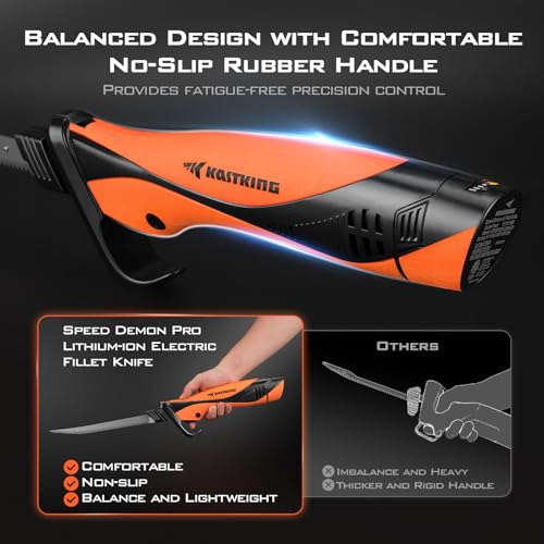 KastKing Cordless Electric Fillet Knife with 7
