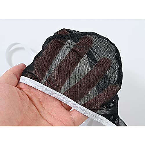 ZONBAILON Mens Sexy Sheer Thong Underwear See Through Mesh Bulge Pouch G-String T-Back Briefs M L XL 2XL 3XL3