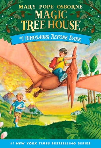 Magic Tree House # 6 : Dinosaurs Before Dark B01BITNBXY Book Cover