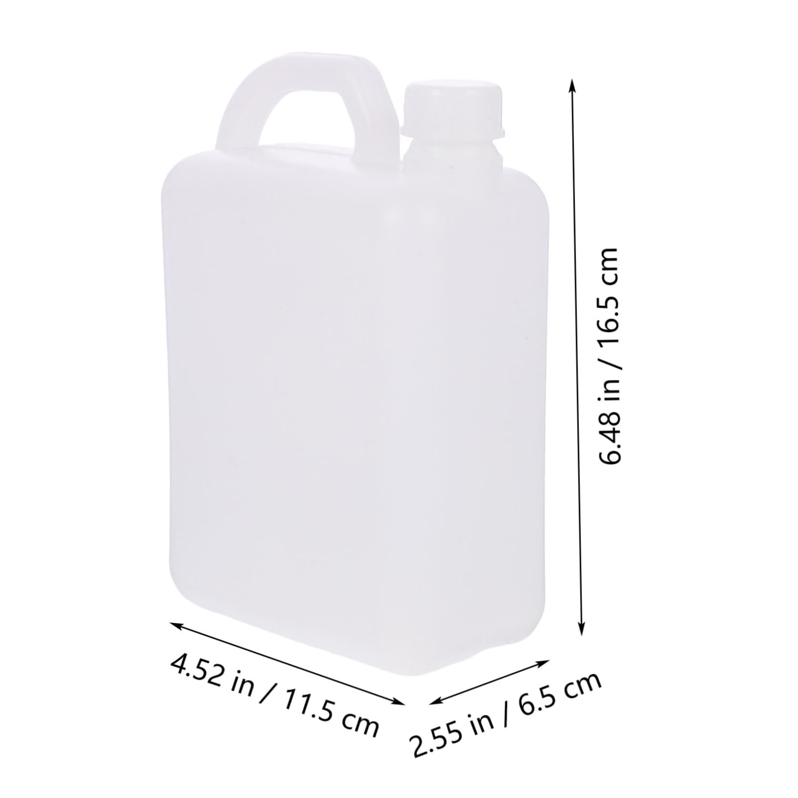 Cabilock 1l Chemical Barrel Empty Bottle Big Empty Water Jug Reusable Container Wide Mouth