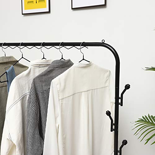 Kabudar Non-Slip Hanger Metal Hangers Wire Shirt Hangers Chrome And Black Friction, 40 Pack Space Saving Clothes Hanger With Rubber Coating 16.5 Inches #TOP6