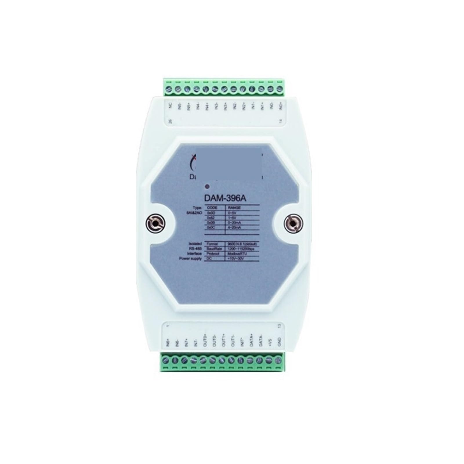 8-Channel analog Acquisition 2-Channel analog Output DAM396A Acquisition Module