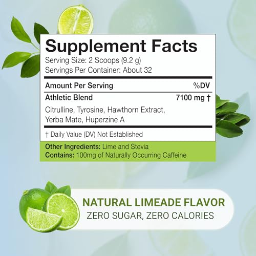 Image of People's Chemist The Pre-Workout (Lime) - Natural Caffeine for Energy, Focus & Endurance - No Sugar, No Artificial Ingredients - Lime Flavor