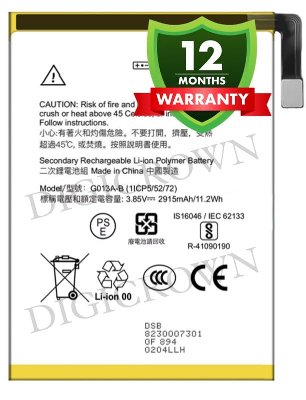 Image of Original G013A-B Battery Compatible for Google Pixel 3 - (2915mAh) - 1 Year Warranty