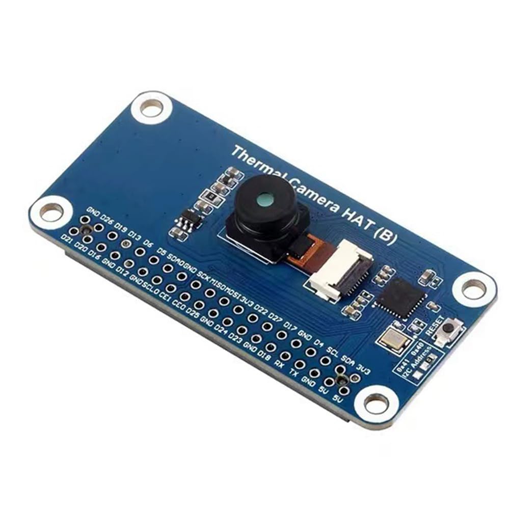 Kamera termowizyjna HAT (B) Moduł kamery termowizyjnej na podczerwień 40PIN GPIO 80 × 62 piksele Kąt widzenia 90°