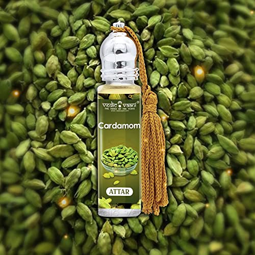 Vedic Vaani Non Alcoholic Rejuvenating Fragrance Long Lasting Cardamom Attar Itar (7 ml) - Image 5