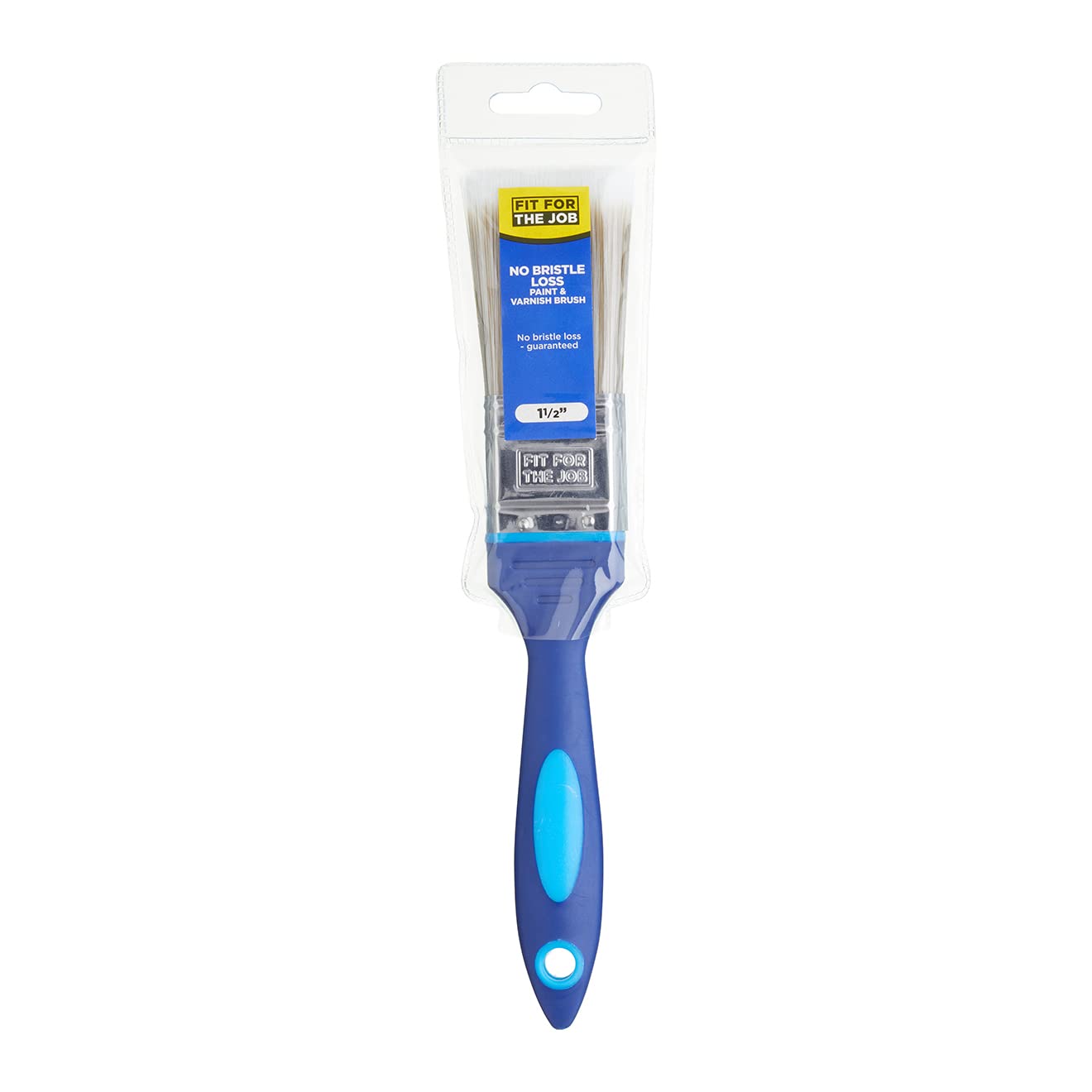 Fit For The Job No Bristle Loss DIY Cutting In-verfkwast 25 mm voor een soepele afwerking van verf met emulsie-, glans- en matverf op muren, plafonds, meubels, hout en metaal
