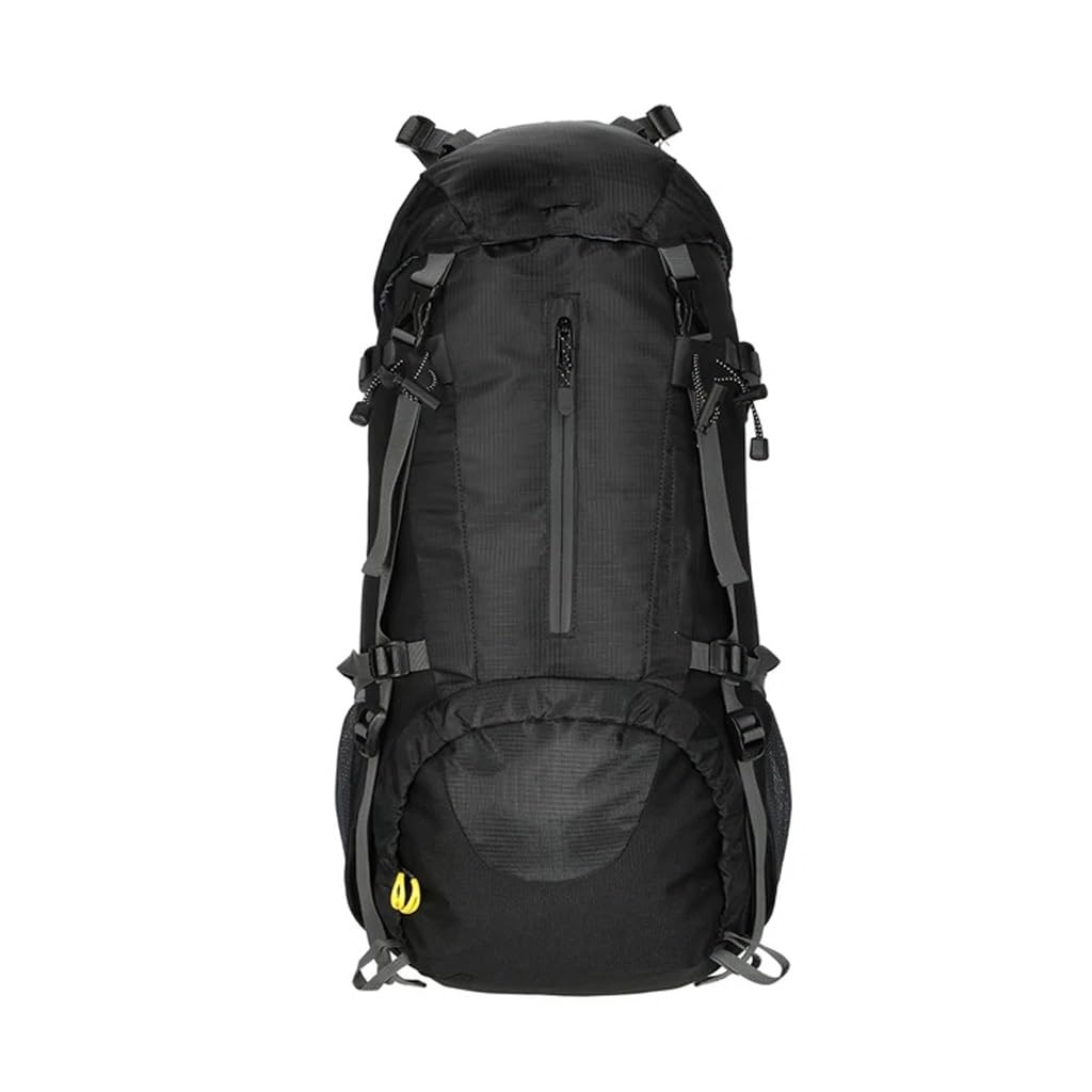 Borsa da Arrampicata Impermeabile da 50 Litri con Copertura Antipioggia Zaino in Nylon Borsa da Trekking da Viaggio for Campeggio con Zaino in Spalla for Sport all'Aria Aperta