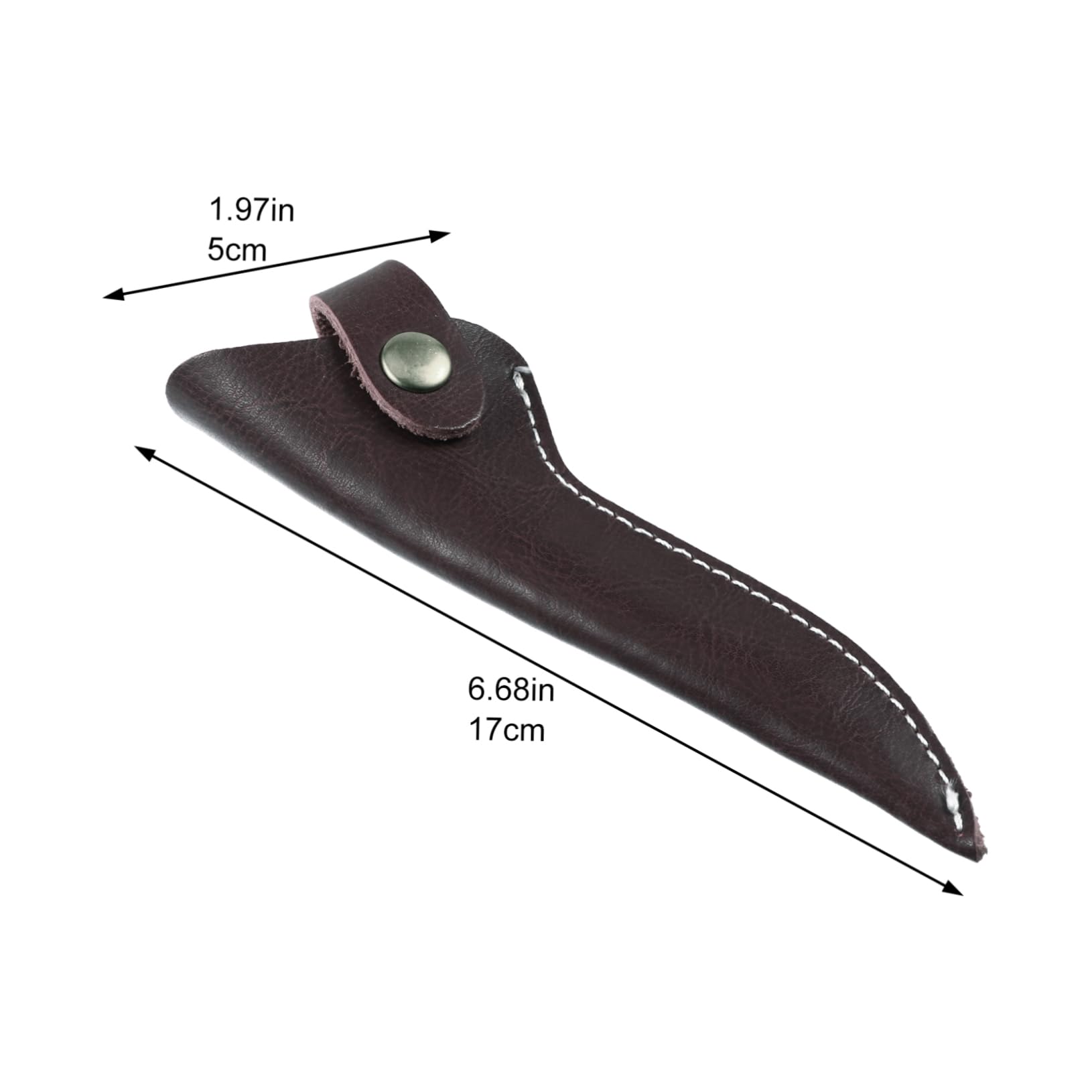 VALICLUD Leather Hairdressing Scissors Bag Professional Shears Holder with Durable Design Easy to Carry for Home Use Barbers Elegant Storage for Stylists