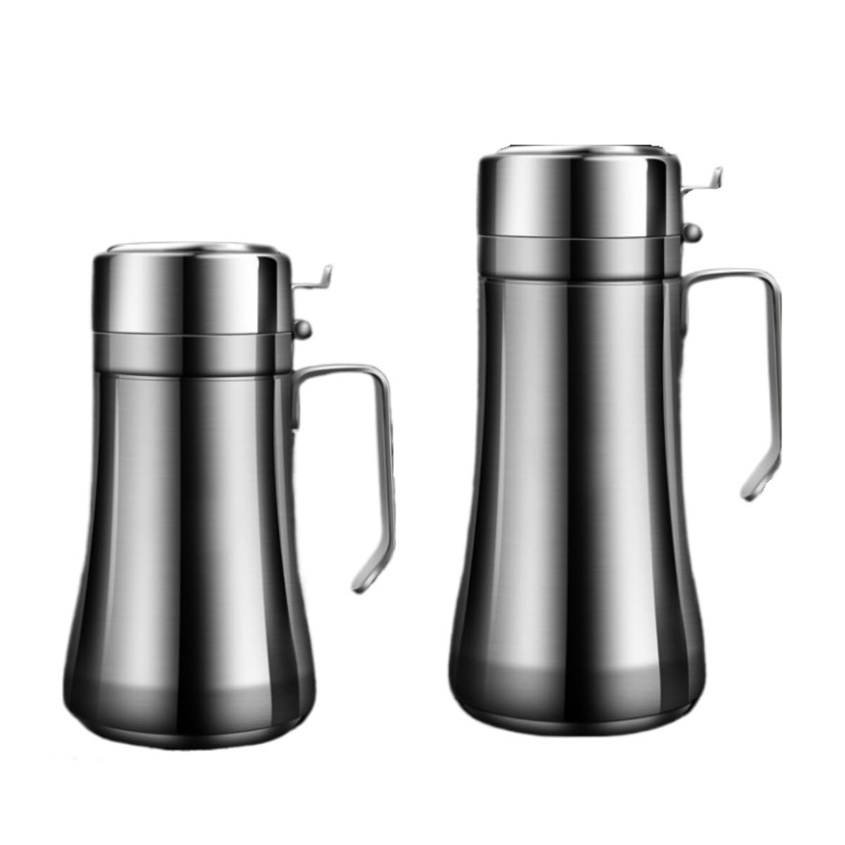 Dispenser per Salsa di Soia Bottiglia Di Condimento For Aceto E Salsa Di Soia Senza Olio For Uso Domestico, Set Da 2 Pezzi Contenitore Dell'olio
