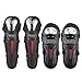 Produktbild LINGKY 4 Stück Motorrad Knieschützer, Erwachsene Legierte Stahlknieschützer Beinprotektoren Motorrad Offroad Rennschutz Rüstung Anzug Motorrad ATV Offroad Motorrad (CK10)