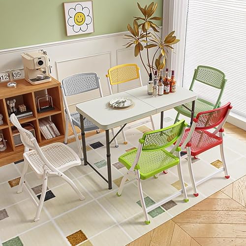 Chaise pliante en plastique PP robuste et métal avec charge 200 kg - 3