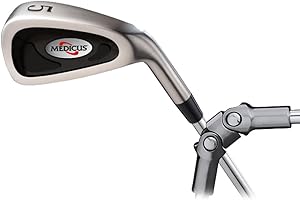 Medicus DualHinge 5 Iron Golf Training Club w/ 9 Breaking Points: Improve Your Swing Today!