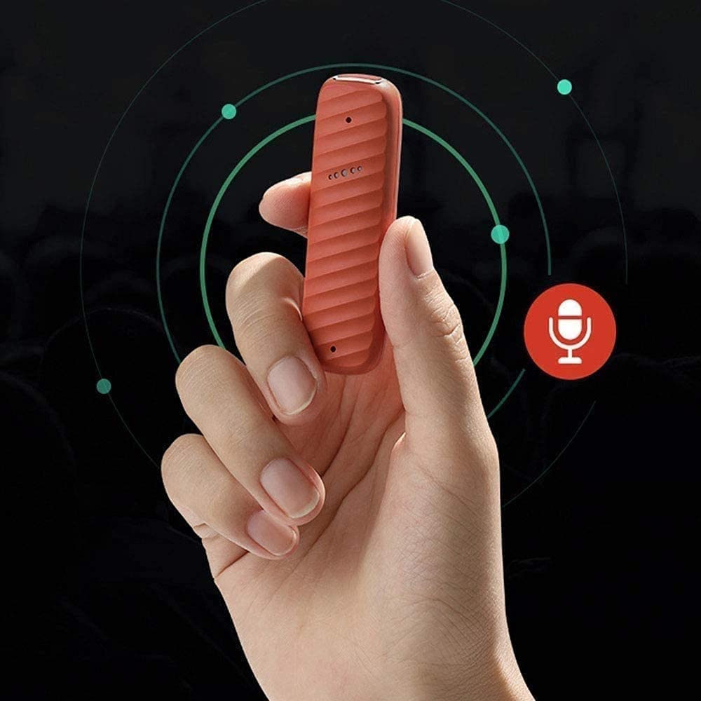 Cyfrowy rejestrator głosu aktywowany głosem na wykłady, spotkania, wywiady 16 GB rejestrator audio mini przenośna taśma dyktafon z odtwarzaniem, aktywacja automatyczna, MP3 (kolor: Czarny)