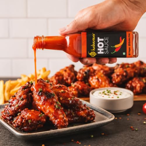Image of Habanero Hot chilli Sauce |Gluten Free | and Natural Ingredients (100 grams) .Enjoy with Fried Rice, Burger, Nachos and Momos..Perfect as a Condiment.