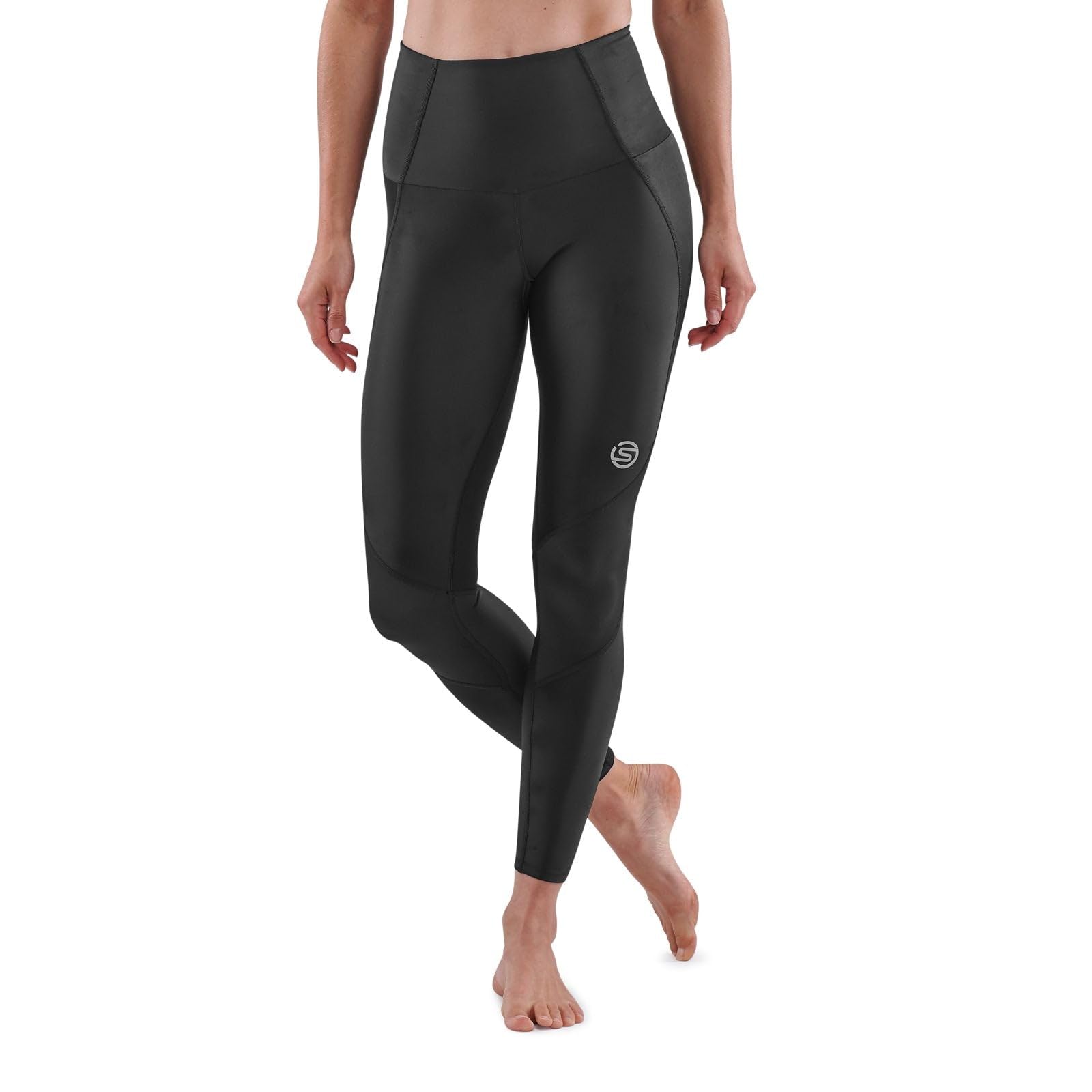SKINS Women's Series-3 Skyscraper Compression Tights, Black, XS