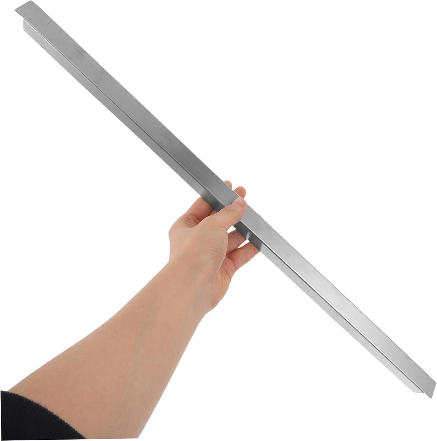 MAGICLULU 2pcs Stainless Steel Pan Divider Bars for Catering Use, 12.6 Inch Steam Table Food Pan Dividers with Stable Support Structure, Versatile Compatibility for Hotels and Buffets