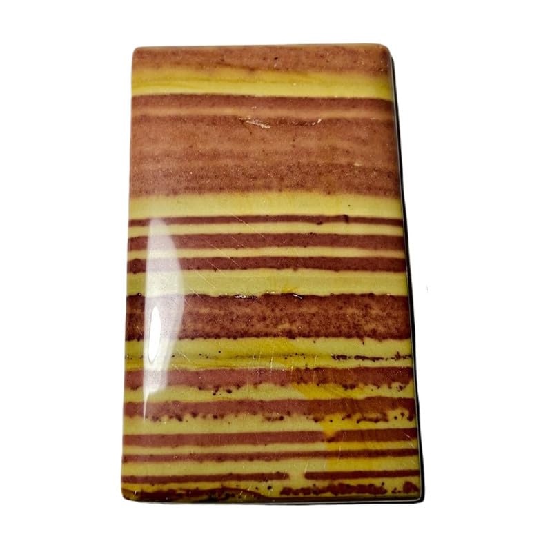 Jaspe impérial naturel 61x36mm cabochon idéal pour réparer ou créer un pendentif unique