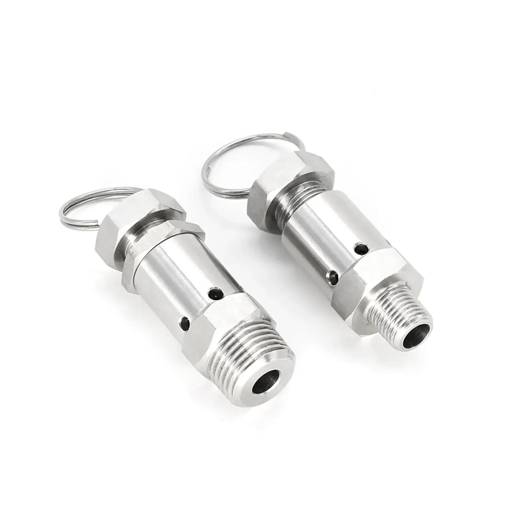 1/4" 3/8" 1/2" BSPT męski 0,5 1 2 3-10 Bar regulowany 304 ze stali nierdzewnej sanitarny zawór nadmiarowy ciśnienia zawór bezpieczeństwa sprężarka powietrza(3/8",BSPT MALE_0.5 BAR FIXED)