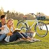 ZUKKA Beach Cruiser Bike 26 Inch Commuter Bicycle High-Carbon Steel Double V Brakes 7 Speed Cruiser Bike Vintage City Bike for Adult Men and Women #4