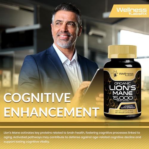 Wellness Labsrx Lions Mane Supplement Capsules thumb #4