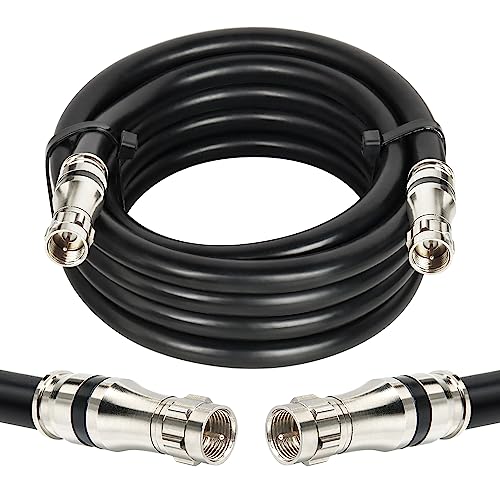 Cable coaxial RG11 de 75 ohmios para conectar frecuencias VHF/UHF y receptores de satélite