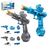 2026 Upgraded Electric Water Gun, Fully Automatic Water Blaster with High Capacity Drum Magazine, Long Range Motorized Squirt Gun, Summer Pool Beach Party Games Outdoor Water Toys for Adults